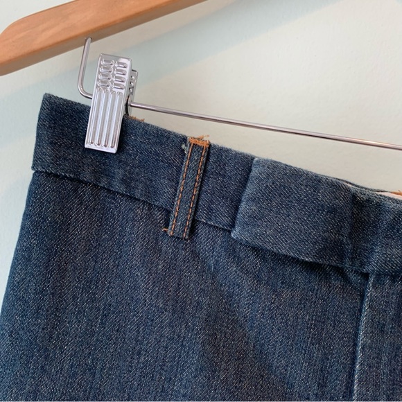 Vintage GAP Wide Leg Trouser 2004 Capri Denim Oants Jeans 2 - Picture 4 of 10